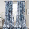 Fancy Tie Dye Linen Door Curtains